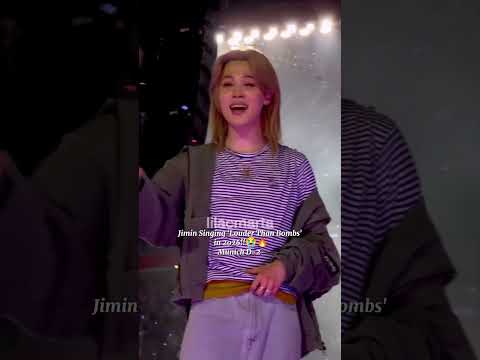 Jimin Singing 'Louder Than Bombs' in 2026!!😭🔥||#jimin #bts