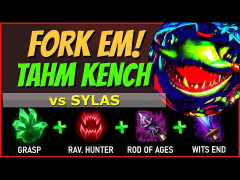 100% Straight Savage Build! - TAHM KENCH TOP vs SYLAS - S10 League of Legends