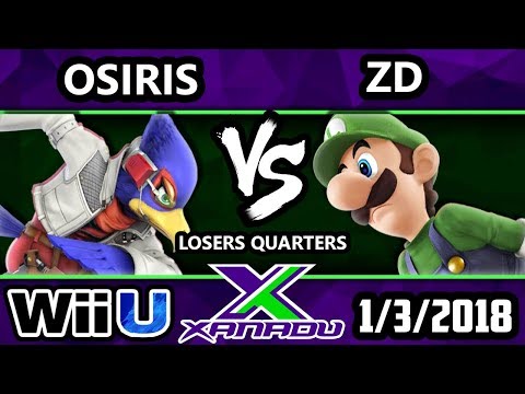 S@X 235 Smash 4 - Osiris (Falco, Bayonetta) Vs. ZD (Luigi) - SSB4 Losers Quarters - Smash for Wii U.