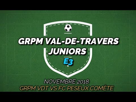 Juniors E3 - Grpm Val-de-Travers-FC Peseux Comète, 2018