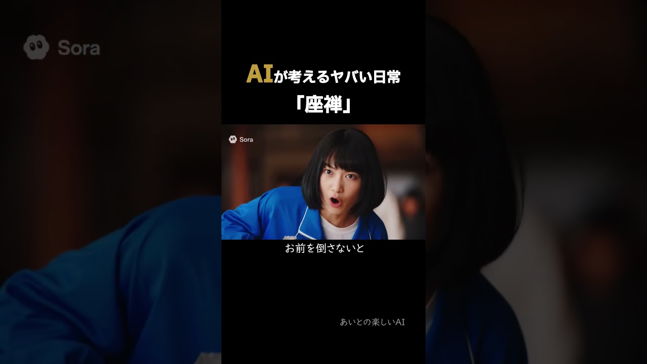 AIが考えるヤバい世界　座禅