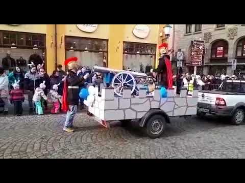 Rosen montags Umzug in greiz