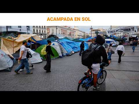 Doce días de acampada en la Puerta del Sol | RTVE Noticias