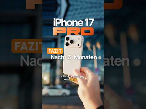 6 Monate später: BRUTAL ehrliches iPhone 17 Pro Fazit #apple #iphone17prp