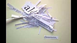 &quot;Imitosis&quot; by Andrew Bird, Typographic Animation