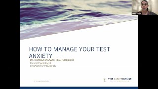 Exam Anxiety Webinar