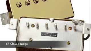 Video thumbnail for Gibson Pickups - 57 Classic - BurstBucker 1 & 2 - 490R 498T - 496R 500T by PlayRockZone
