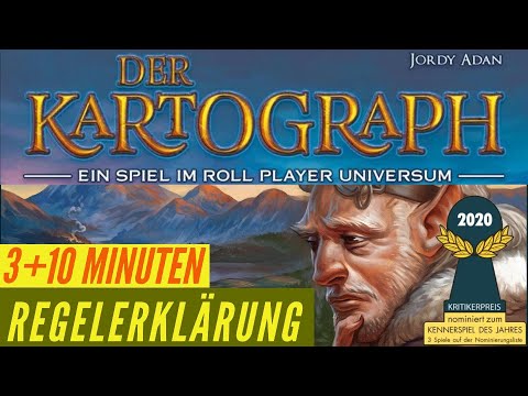 Der Kartograph Regeln Anleitung - nominiert Kennerspiel des Jahres 2020
