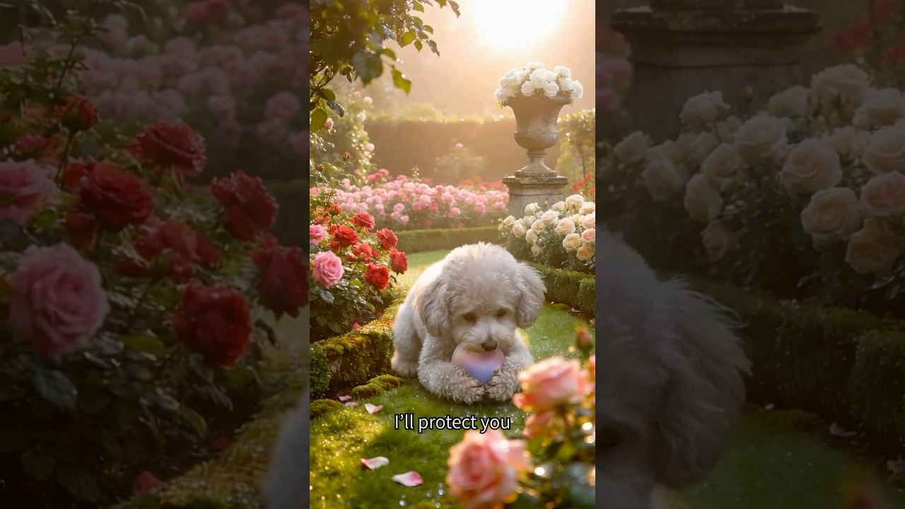 🎨銀色の朝露と、バラの迷宮　#もふもふの丘でまってるよ