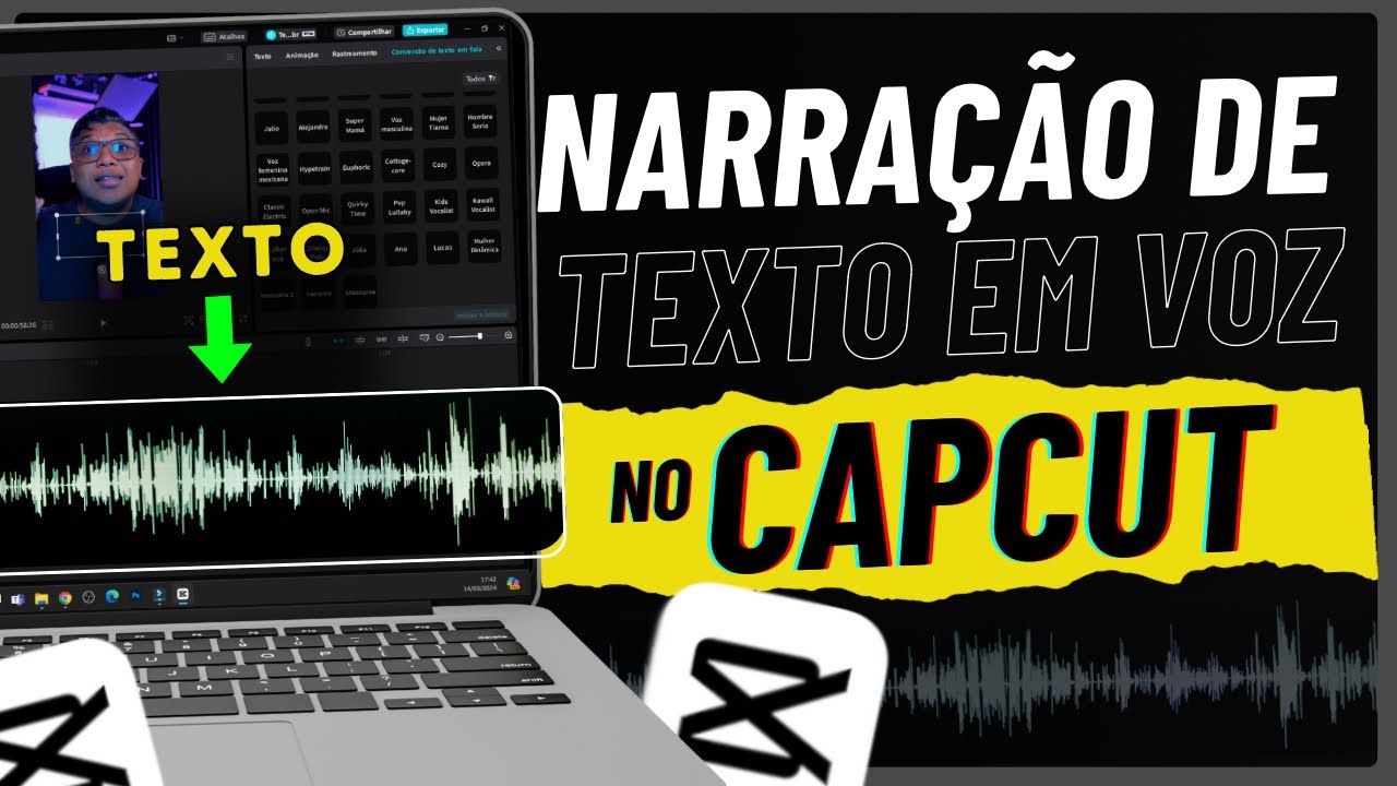 COMO TRANSFORMAR LEGENDA DE TEXTO EM VOZ PELO CAPCUT PC!!! @twb.studios