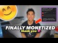 I FINALLY BECAME A YOUTUBE PARTNER! Advice For New YouTubers