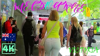 Step into Summer | Melbourne CBD Walking Tour | 2024 | Melbourne 4K