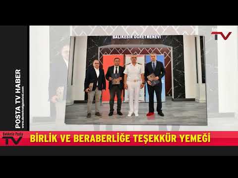 BİRLİK VE BERABERLİĞE TEŞEKKÜR YEMEĞİ