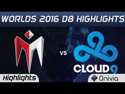 IM vs C9 Highlights Worlds 2016 D8 I May vs Cloud9