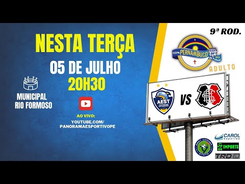 COPA PERNAMBUCO ADULTO - TAMANDARÉ/RIO FORMOSO  X SANTA CRUZ  - 9ª ROD.