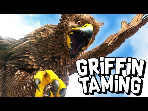 ARK Survival Evolved Ep #14 - TAMING A GRIFFIN! (Modded Survival)