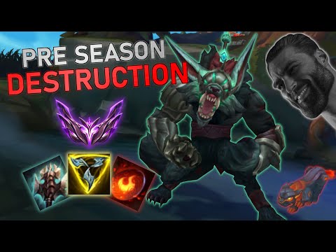 How to DOMINATE as Jungle Warwick in Pre Season 13 | TRINITY FORCE OP?!