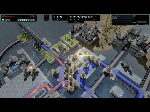 Defense Grid 2 - 15 refuge no red towers competitive normal gold all cores lasers and missiles only