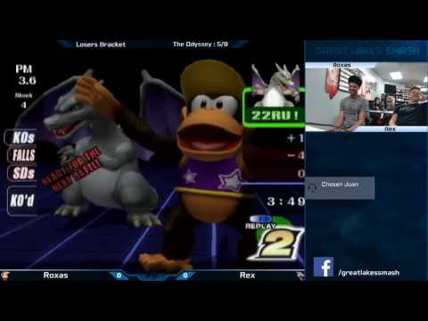 The Odyssey 5/9 - Roxas (Diddy Kong) vs. Rex (Charizard/ROB)