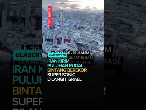 IRAN LUNCURKAN R SUPERSONIC TERBARU KE ARAH ISRAEL Puluhan Bintang berekor melintas di langi