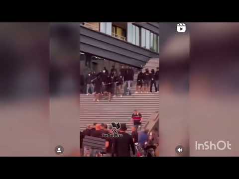 FC Twente Hooligans fight vs Fiorentina Hooligans 24-08-2022