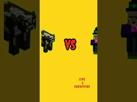 EPIC Minecraft Showdown: Cow vs Witch!
