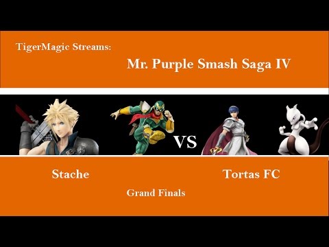 Mr. Purple Smash Saga IV- Stache (Falcon, Cloud) vs Tortas FC (Mewtwo, Marth)- Grand Finals Smash 4
