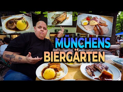 Meine TOP 3 Biergärten in München | Ich probiere das leckerste bayrische Essen | Foodtour