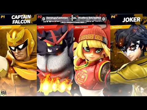 Domino Effect 21 - Mystery Sol/Justice (Red team)  vs. Zerango/Lemmon (Yellow Team) - Ultimate Dubs