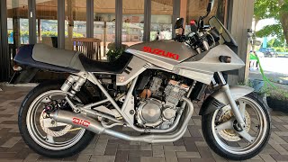 SUZUKI GSX250S 刀 カタナ　GJ76A DICマフラー　前後タイヤ新品　アップハンドル装着　