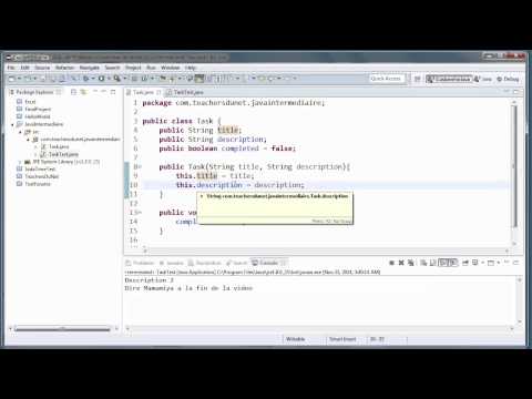 JAVA Intermédiaire 9 A quoi sert this en java