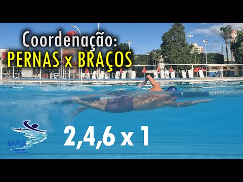 Nado Crawl: PARTE 1/3 - Coordenação " 2, 4, 6x1 "