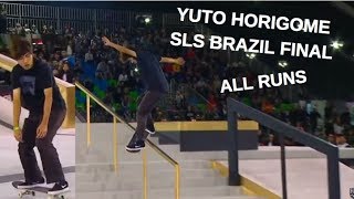 Yuto Horigome At SLS Brazil World Championships (All Runs)