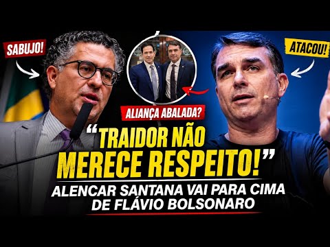 💣POLÊMICA TOTAL! ALENCAR SANTANA FAZ DECLARAÇÃO CONTUNDENTE CONTRA FLÁVIO BOLSONARO!🔥
