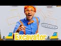 How To Draw An Excavator EASY ART FOR KIDS Blippi S Drawing Lesson