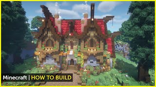 Minecraft How to Build a Fantasy Storage House (Tutorial)