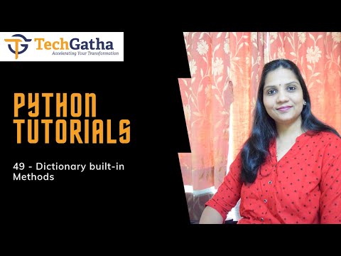Python 49 Dictionary Methods