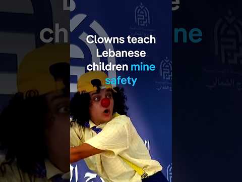 Clowns teach Lebanese children mine safety  | DW News