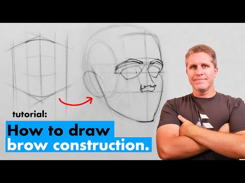 How to Draw Brow Construction | Intro to Head Drawing: Pt. 3