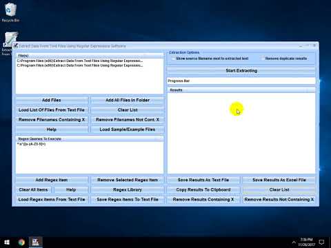 Extract Data From Text Files Using Regular Expressions Software
