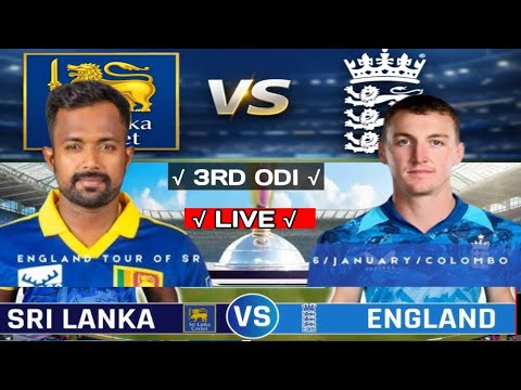 Live updates:- Srilanka vs England 3rd odi live cricket match from R. Premadasa Stadium, Colombo |