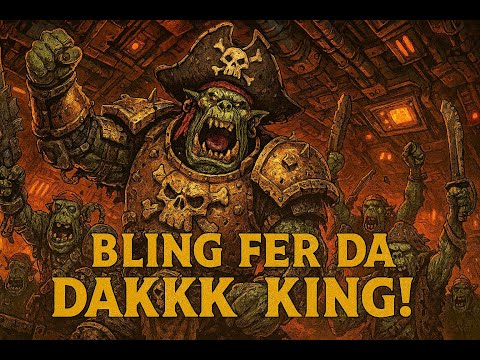 🎸☠️ "BLING FER DA DAKKA KING!" ☠️🎸 KAPTIN BADDRUK ORC PIRATE SHANTY Warhammer 40K Song