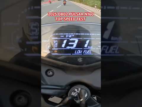 Thumbnail for 2025 OBD2 BAJAJ PULSAR N160 SINGLE SEAT TOP SPEED TEST #pulsarn160 #topspeed #review by SEAT