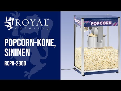 video - Popcorn-kone - sininen - 16 oz - XXL