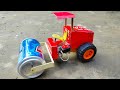 How To Make A Road Roller At Home DIY Matchbox Road Roller Tractor Toy