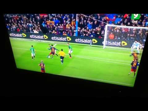 Barcelona vs villanovense sandro goal to 3:1