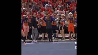 Auburn&#39;s Gymnasties were in full force 😂