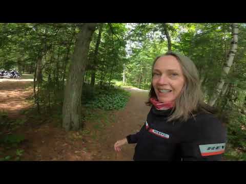 Solo Moto-camping across Canada Part 2 - Pancake Bay