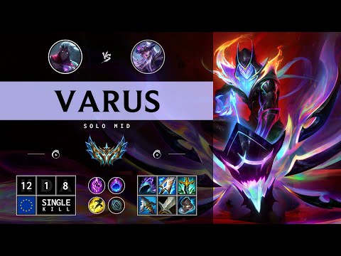 Varus Mid vs Syndra - EUW Challenger Patch 14.12