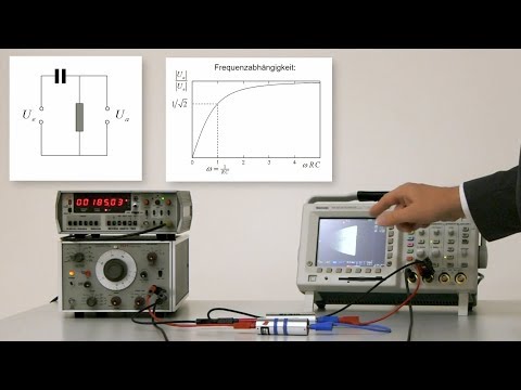 Experiment on high-pass and low-pass filters